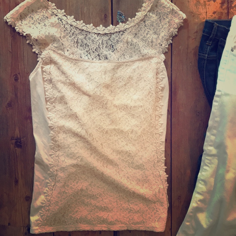 Express lace top